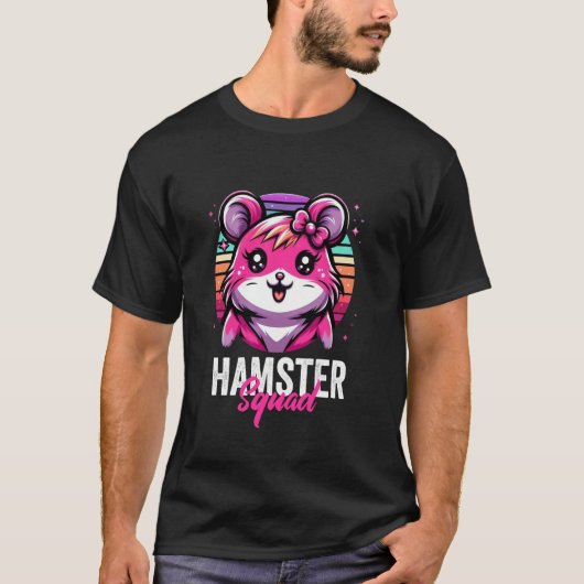Hamster Squad Grappige Hammy T-shirt (Voorkant)