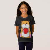 Hamster Strawberry Fruit T-shirt (Voorkant volledig)