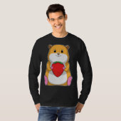 Hamster Strawberry Fruit T-shirt (Voorkant volledig)