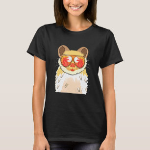 Hamster Sunglazen Beach Summer Pool Hamster T-shirt