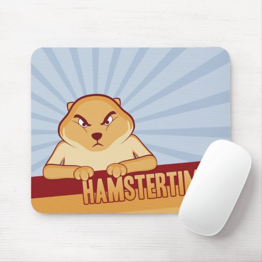 Hamster Time Mousepad - horizontaal Muismat (Met muis)