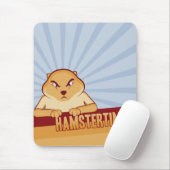 Hamster Time Mousepad - Verticaal Muismat (Met muis)