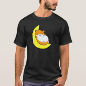 Hamster Tired Nap All Day Sleep All Night Cute Ham T-shirt (Voorkant)