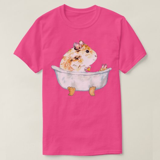 Hamster toilet Schilderen 2 T-shirt (Design voorkant)