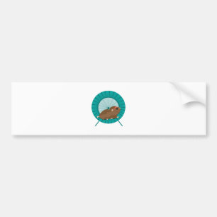 Hamster Treadmill Bumpersticker