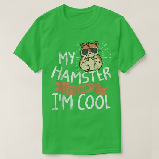 Hamster Tshirt Dwarf Guinee Pig Rodent 707 (Design voorkant)