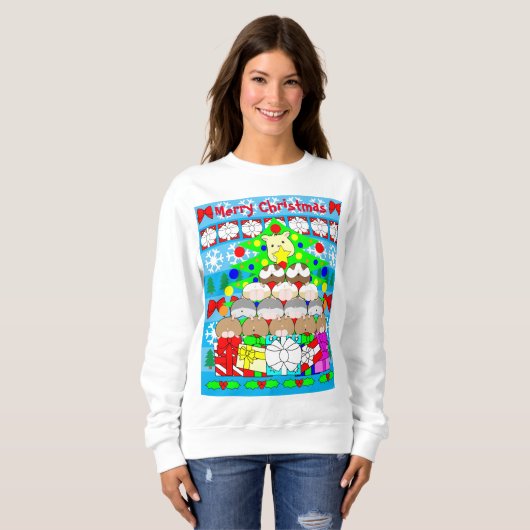 Hamster Ugly Sweater (Voorkant volledig)