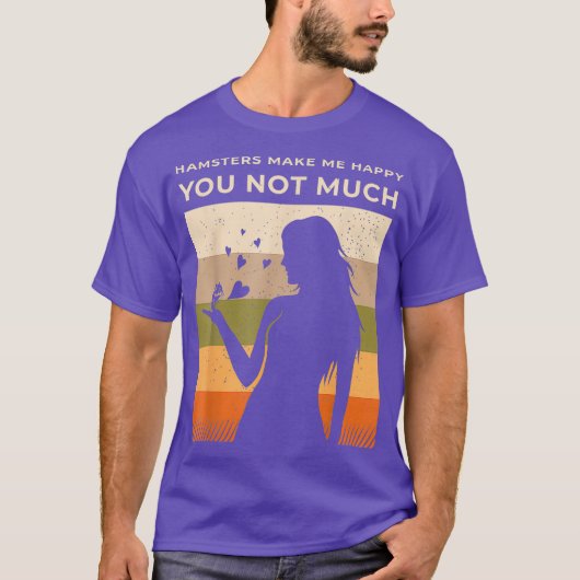 Hamster-uitrusting voor een overloop van Furbaby-h T-shirt (Voorkant)