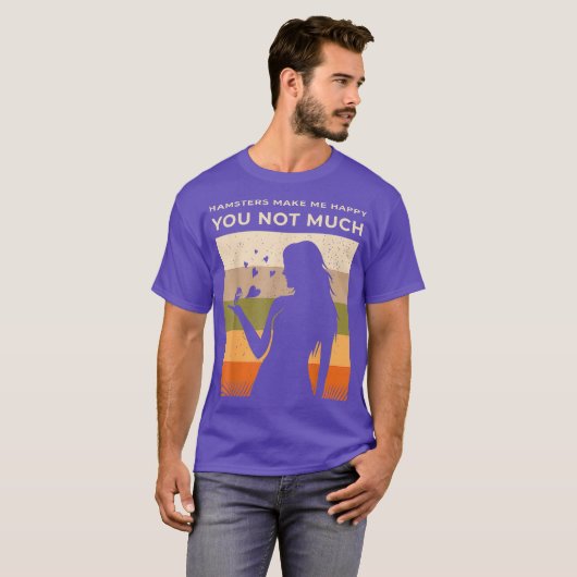 Hamster-uitrusting voor een overloop van Furbaby-h T-shirt (Voorkant volledig)