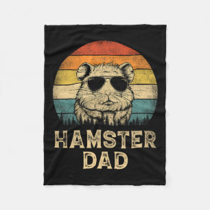  Hamster Vader Hamster Liefhebbers Papa Vader#39 Fleece Deken