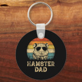  Hamster Vader Hamster Liefhebbers Papa Vader#39 Sleutelhanger (Voorkant)