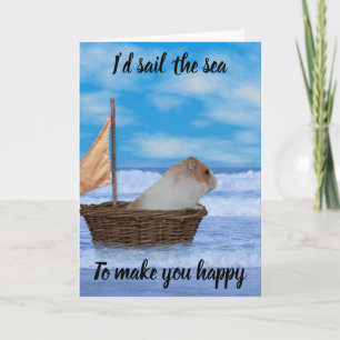 Hamster valentijn kaart