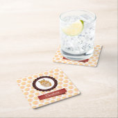 Hamster van rode en roze meisjes kartonnen onderzetters (Insitu)