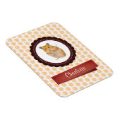 Hamster van rode en roze meisjes magneet (Rechterzijde)