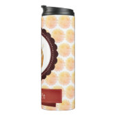 Hamster van rode en roze meisjes thermosbeker (Geroteerd rechts)