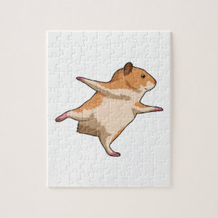 Hamster van Yoga Stretching Legs Legpuzzel