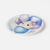 Hamster Verjaardag Papieren Bordje (Gekanteld)