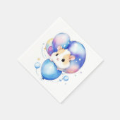 Hamster Verjaardag Servet (Hoek)