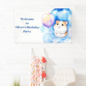 Hamster Verjaardag Spandoek (Insitu)