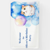 Hamster Verjaardag Spandoek (Verticaal)