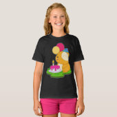 Hamster verjaardagstaart t-shirt (Voorkant volledig)