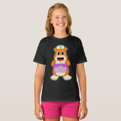 Hamster Verpleegkundige Box T-shirt (Voorkant volledig)