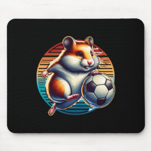Hamster Voetbalspeler Cool Byll Kampioen Kids Muismat