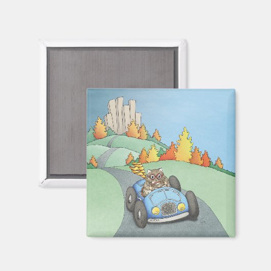 Hamster Weekend Getaway Magnet (Voorkant / Achterkant)