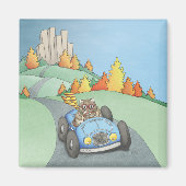 Hamster Weekend Getaway Magnet (Voorkant)