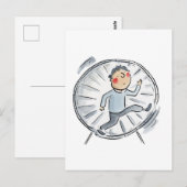 Hamster Wheel Briefkaart (Voorkant / Achterkant)
