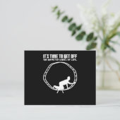 Hamster Wheel Business Self Employment Hamsters Briefkaart (Staand voorkant)