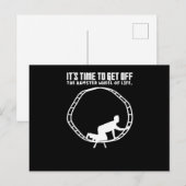 Hamster Wheel Business Self Employment Hamsters Briefkaart (Voorkant / Achterkant)