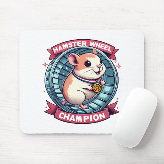 Hamster Wheel Champion Muismat (Met muis)