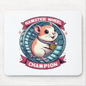 Hamster Wheel Champion Muismat (Voorkant)