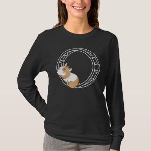 Hamster Wheel Hammy Eigenaar Fluffy Rodent Pet 1 T-shirt