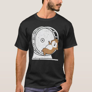 Hamster Wheel Hammy Eigenaar Fluffy Rodent Pet T-shirt
