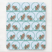 Hamster Wheel Mousepad Muismat (Voorkant)