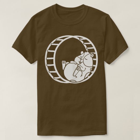 Hamster Wheel Pet T-shirt (Design voorkant)