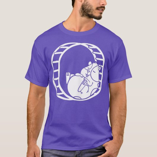 Hamster Wheel Pet T-shirt (Voorkant)
