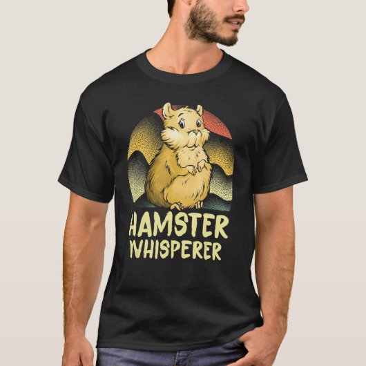 Hamster Whisperer Hammy Owner T-shirt (Voorkant)