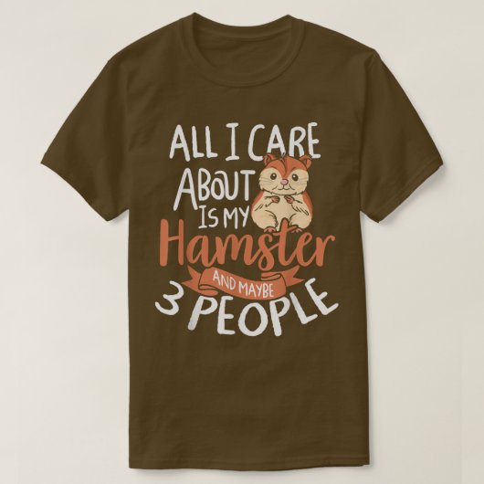 Hamster Wild Nachtactief Gravers Kawaii T-shirt (Design voorkant)