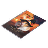 Hamster Witch Halloween Snoep Notitieboek (Linkerzijde)