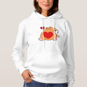 Hamster with Heart Hoodie