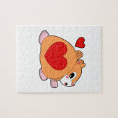 Hamster with Heart Legpuzzel (Horizontaal)
