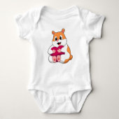 Hamster with Heart Romper (Voorkant)