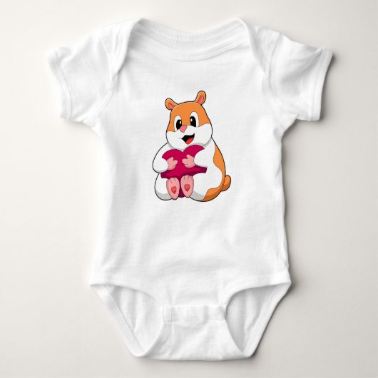 Hamster with Heart Romper (Voorkant)
