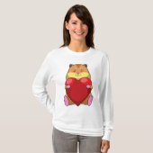 Hamster with Heart T-shirt (Voorkant volledig)