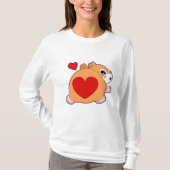 Hamster with Heart T-shirt (Voorkant)