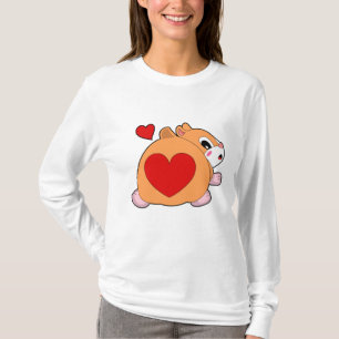 Hamster with Heart T-shirt