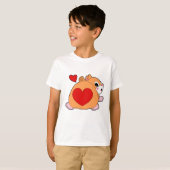 Hamster with Heart T-shirt (Voorkant volledig)